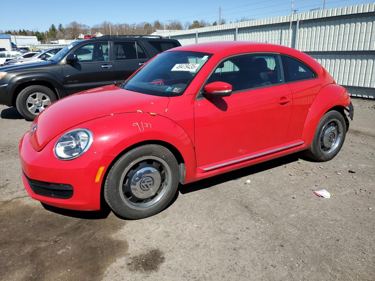 2012 Volkswagen Beetle VIN 3VWJP7AT2CM639920 - Copart auction photo