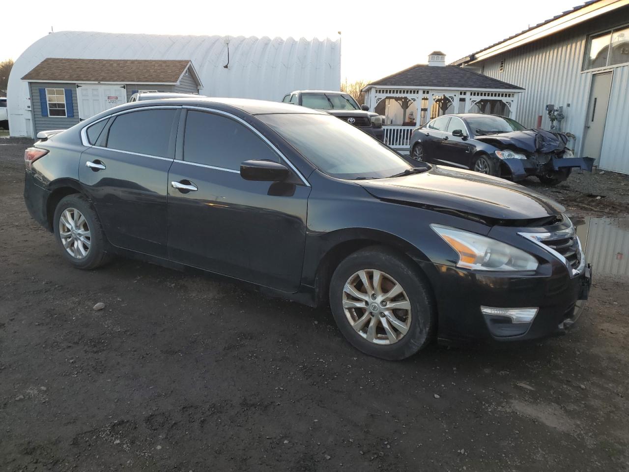 2015 Nissan Altima VIN 1N4AL3AP5FC155214 Copart auction photo, front end / side damage thumbnail 4