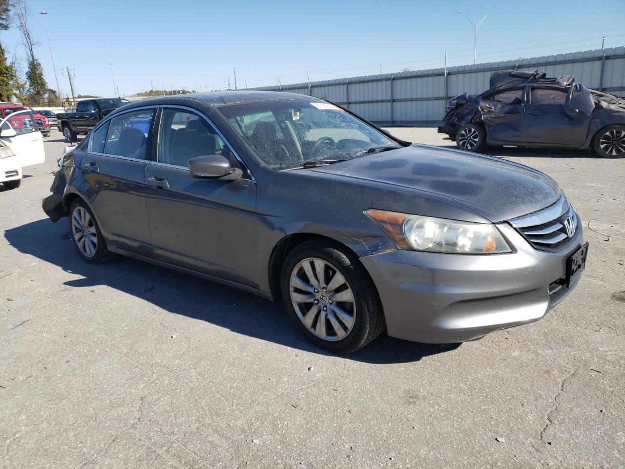2012 Honda Accord VIN 1HGCP2F76CA156374 Copart auction photo, all over / frame damage damage thumbnail 4