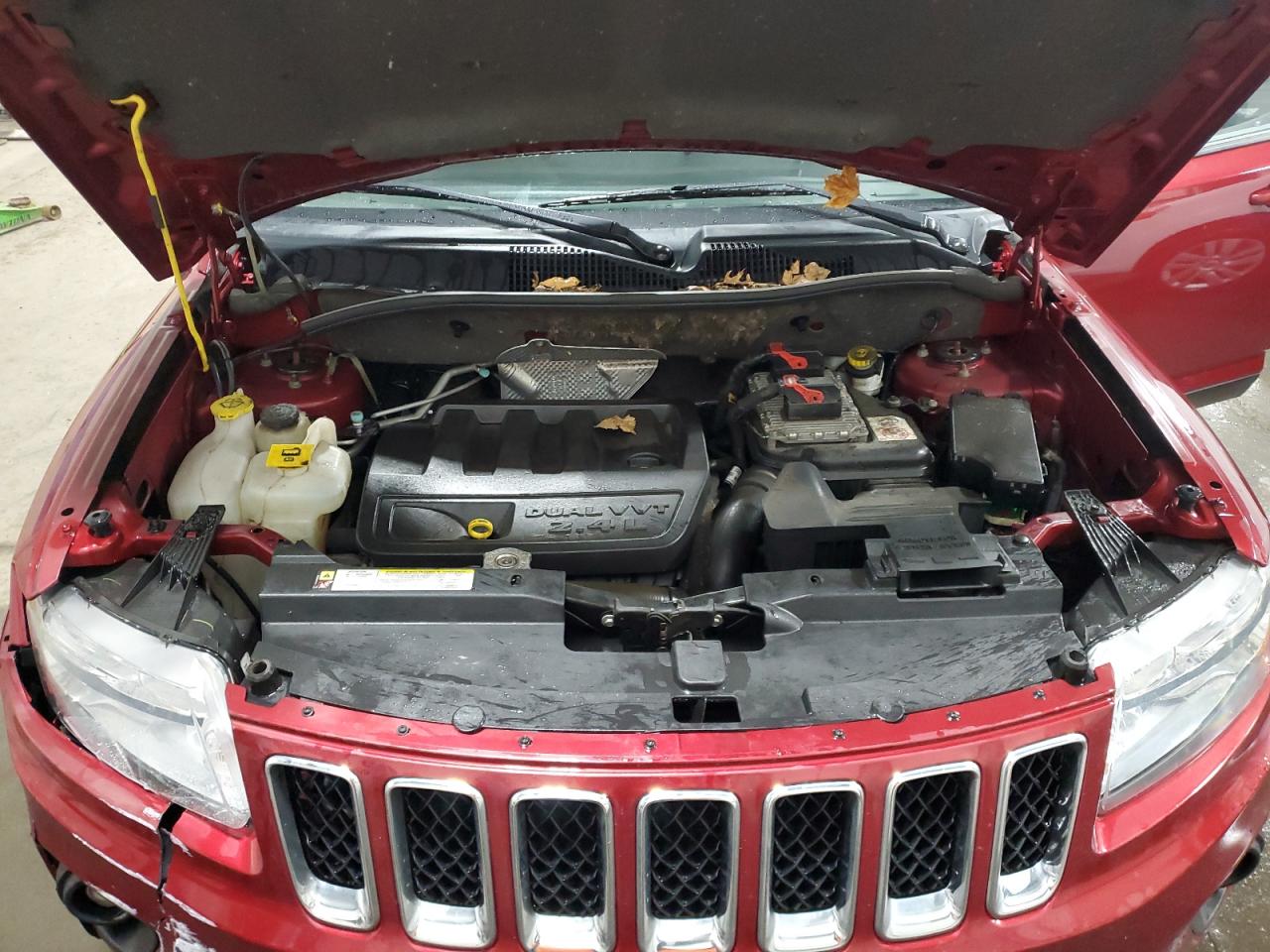 2012 Jeep Compass VIN 1C4NJDBB0CD524660 Copart auction photo, rear end / front end damage thumbnail 13