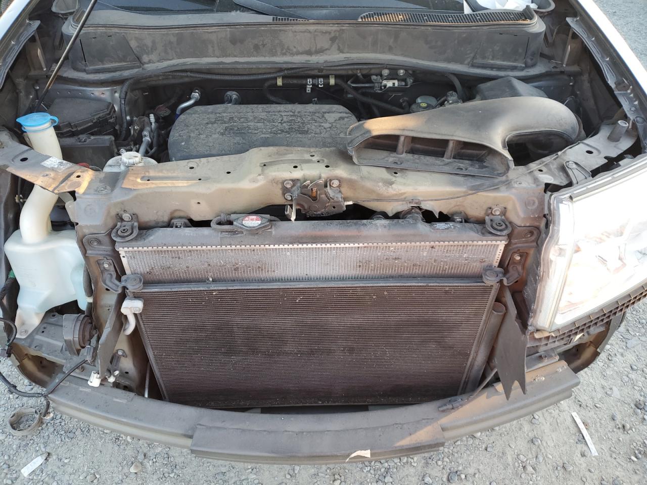 2013 Honda Pilot VIN 5FNYF3H26DB030104 Copart auction photo, front end / side damage thumbnail 12