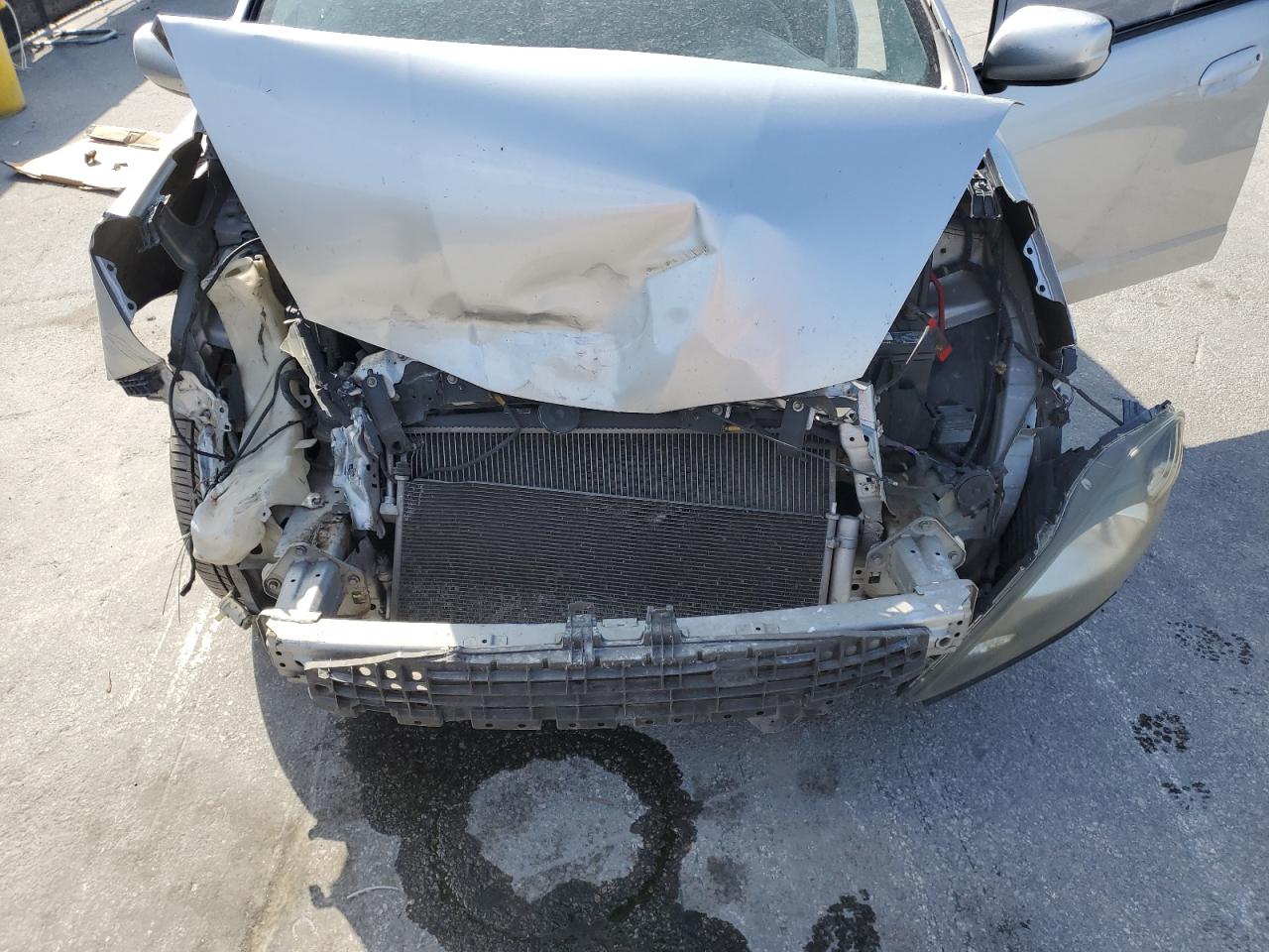 2012 Honda Fit VIN JHMGE8H34CS006579 Copart auction photo, front end / side damage thumbnail 12