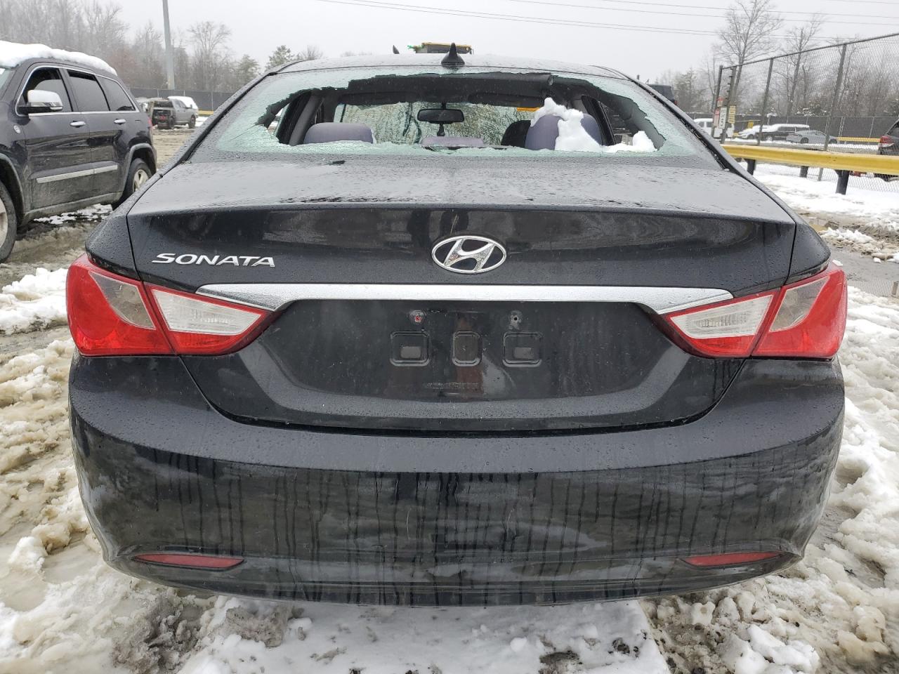 2013 Hyundai Sonata VIN 5NPEB4AC3DH548969 Copart auction photo, front end / vandalism damage thumbnail 6