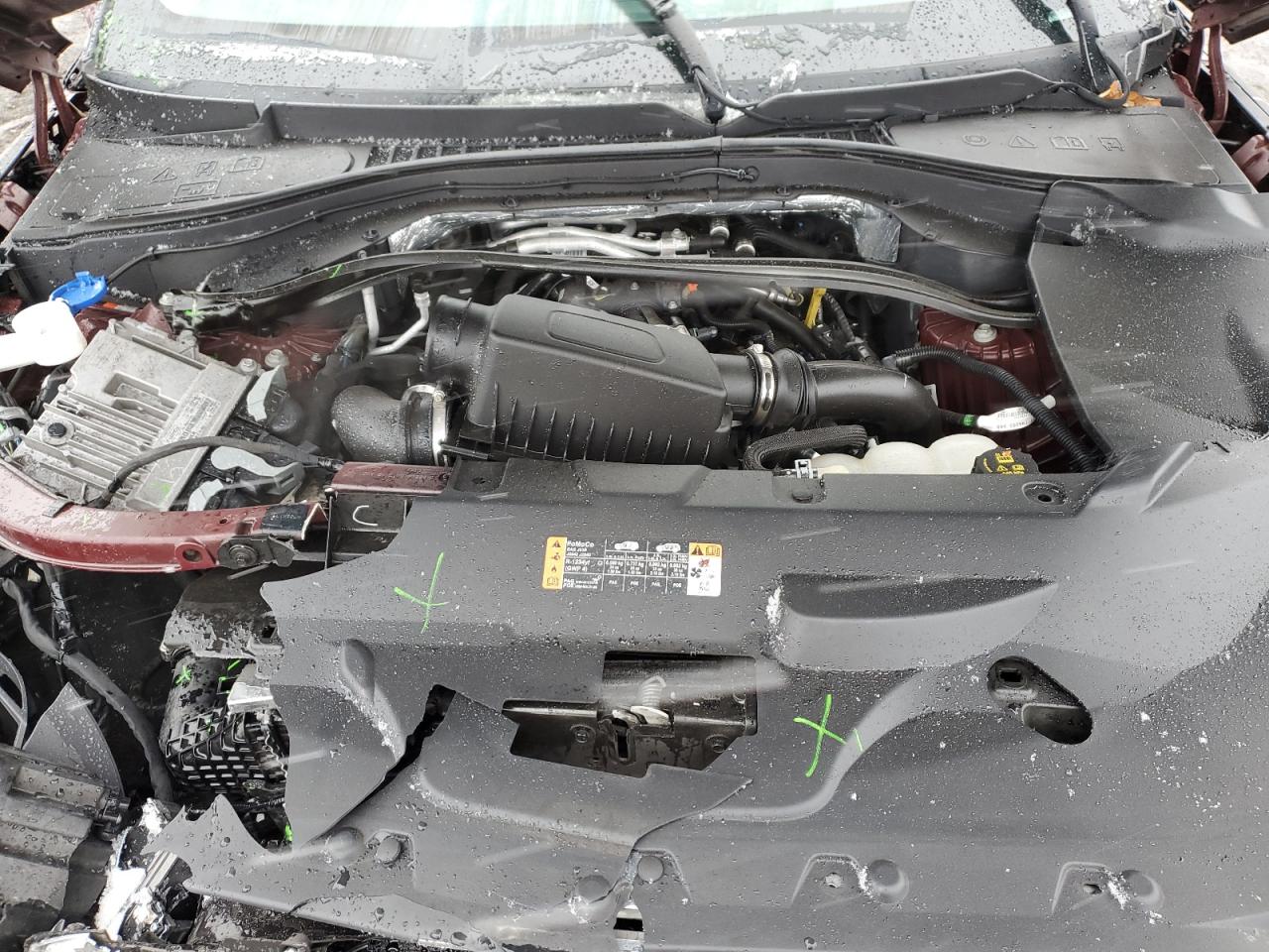 2020 Lincoln Aviator VIN 5LM5J7XC1LGL19519 Copart auction photo, front end damage thumbnail 12