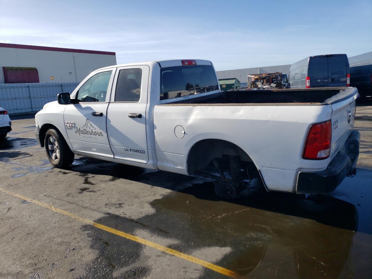 2019 RAM 1500 VIN 1C6RR6FGXKS563382 Copart auction photo, side / undercarriage damage thumbnail 2