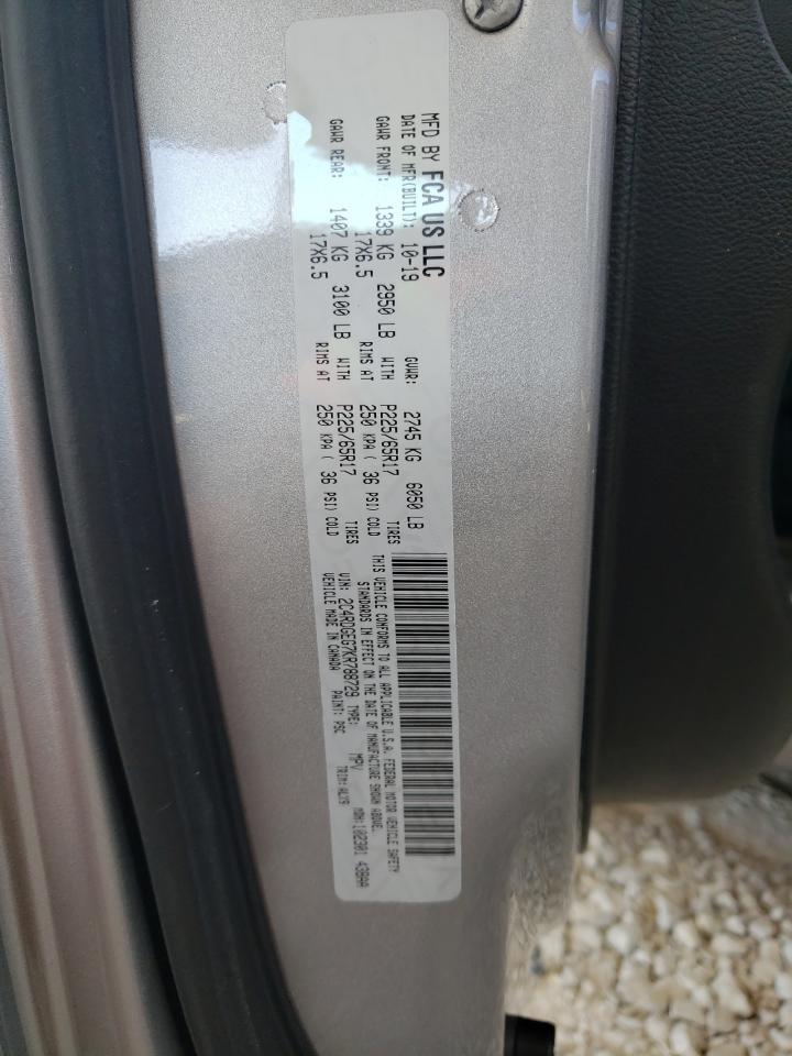 2019 Dodge Caravan VIN 2C4RDGEG7KR788729 Copart auction photo, front end / minor dent/scratches damage thumbnail 15