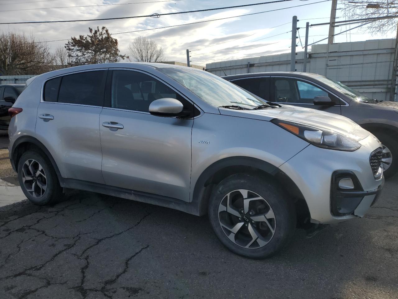 2021 KIA Sportage VIN KNDPMCAC7M7901781 Copart auction photo, minor dent/scratches damage thumbnail 4
