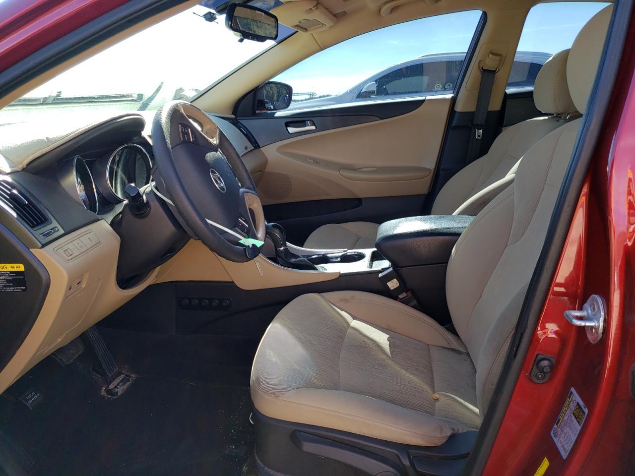 2014 Hyundai Sonata VIN 5NPEB4AC3EH892643 Copart auction photo, front end damage thumbnail 7