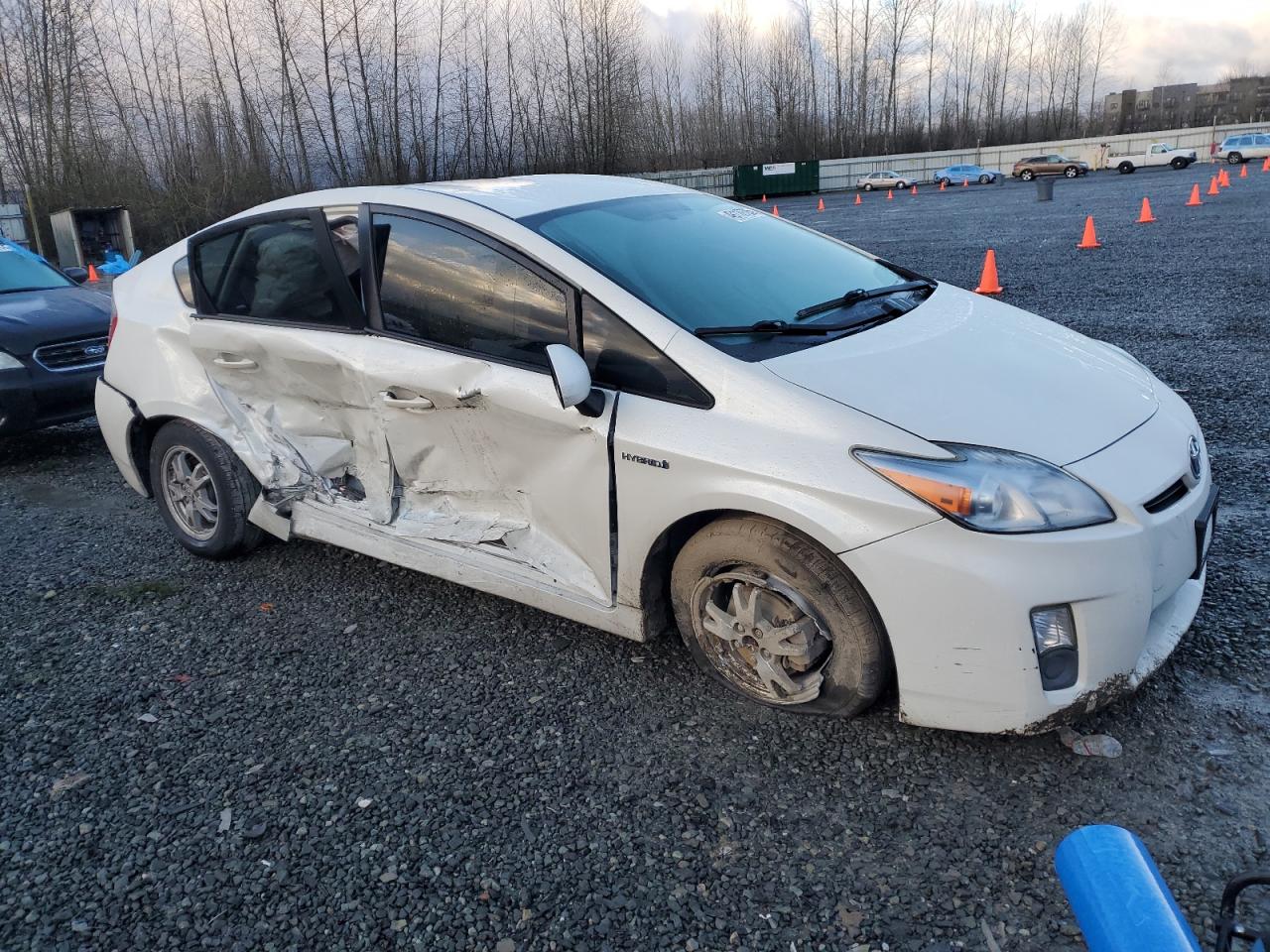 2010 Toyota Prius VIN JTDKN3DU5A0014728 Copart auction photo, side / rear end damage thumbnail 4