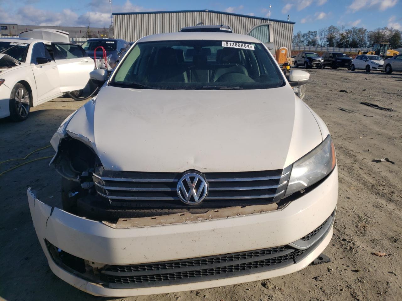 2015 Volkswagen Passat VIN 1VWAT7A30FC051502 Copart auction photo, front end / mechanical damage thumbnail 5