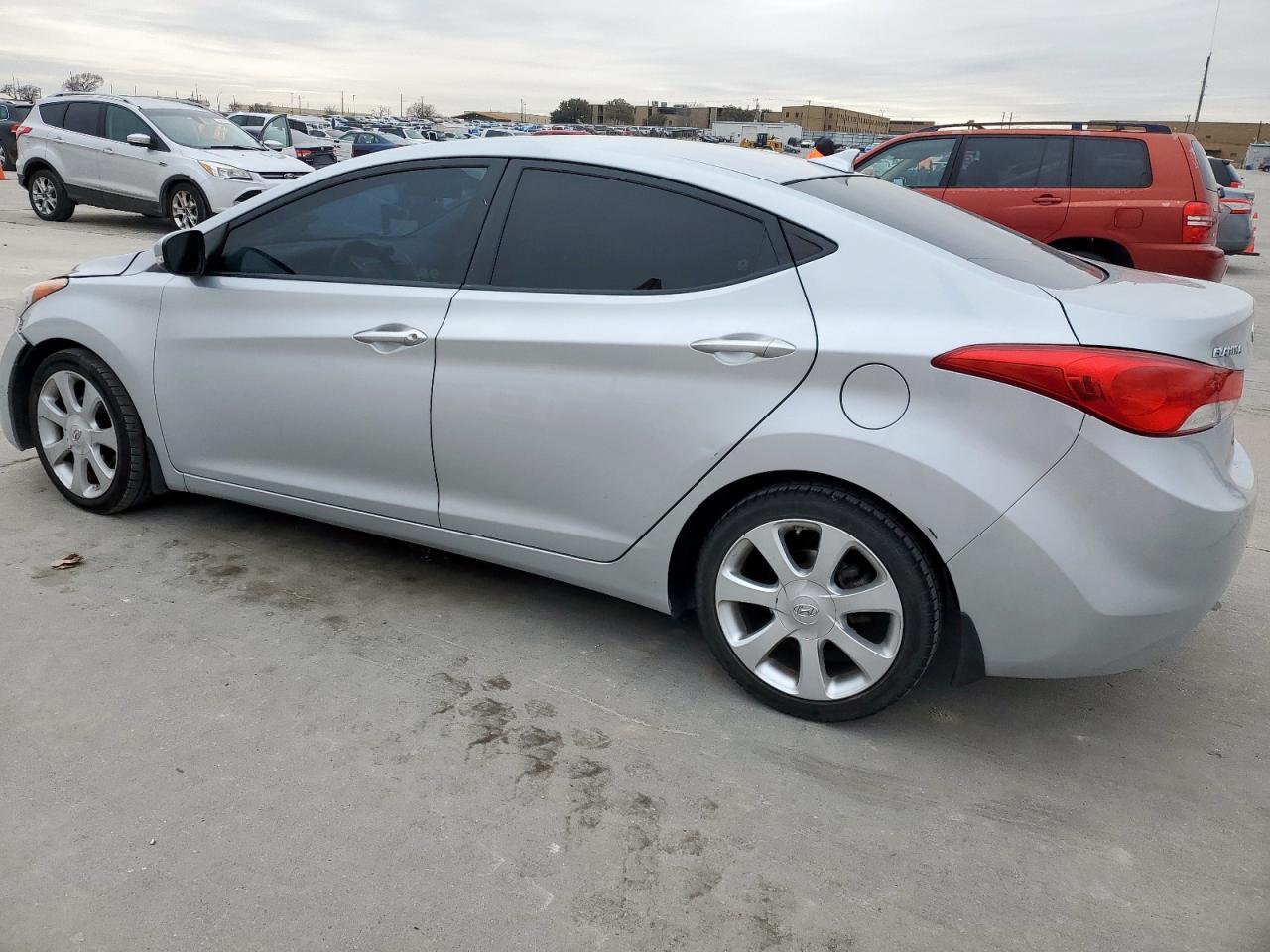 2013 Hyundai Elantra VIN 5NPDH4AE6DH334554 Copart auction photo, front end / damage history damage thumbnail 2