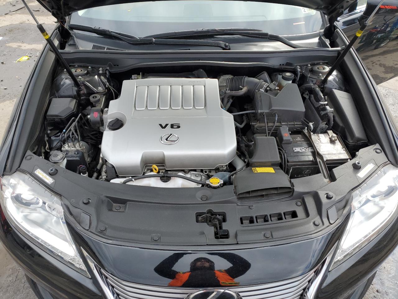 2015 Lexus ES VIN JTHBK1GG7F2183324 Copart auction photo, side damage thumbnail 11