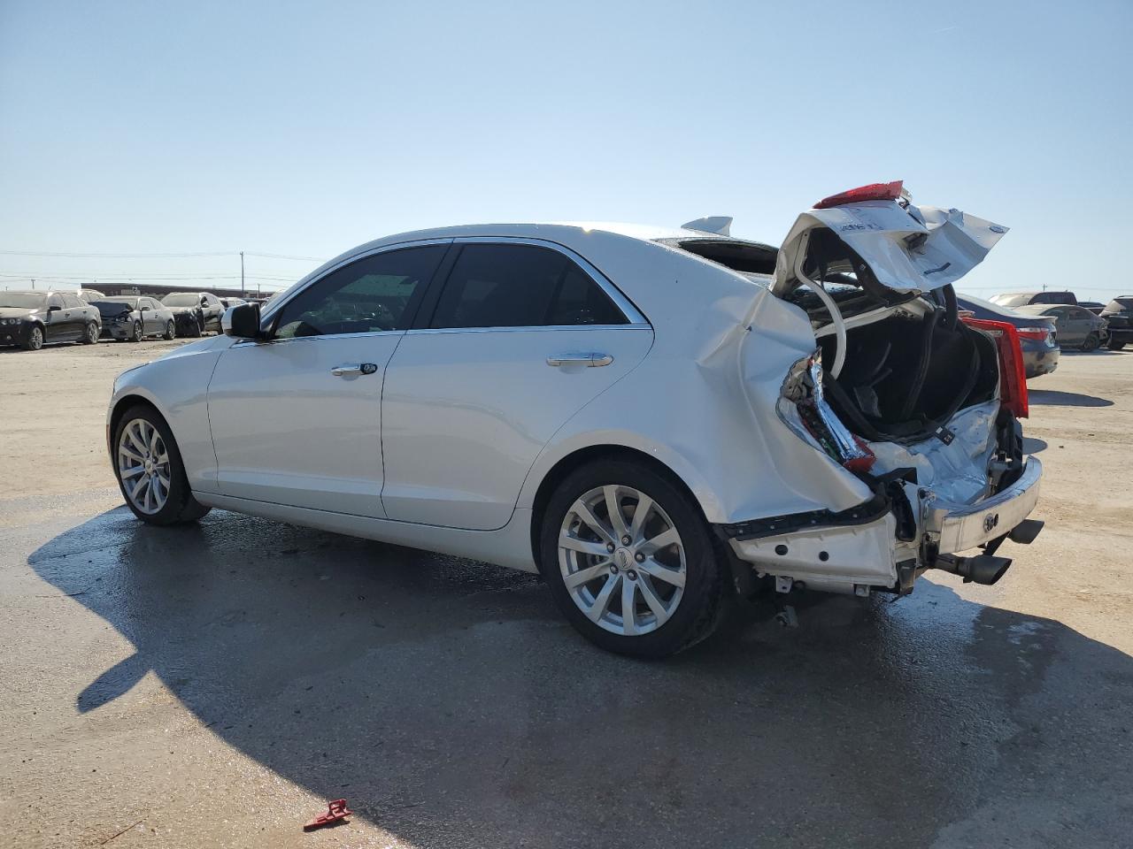 2018 Cadillac ATS VIN 1G6AA5RX2J0156589 Copart auction photo, rear end / minor dent/scratches damage thumbnail 2