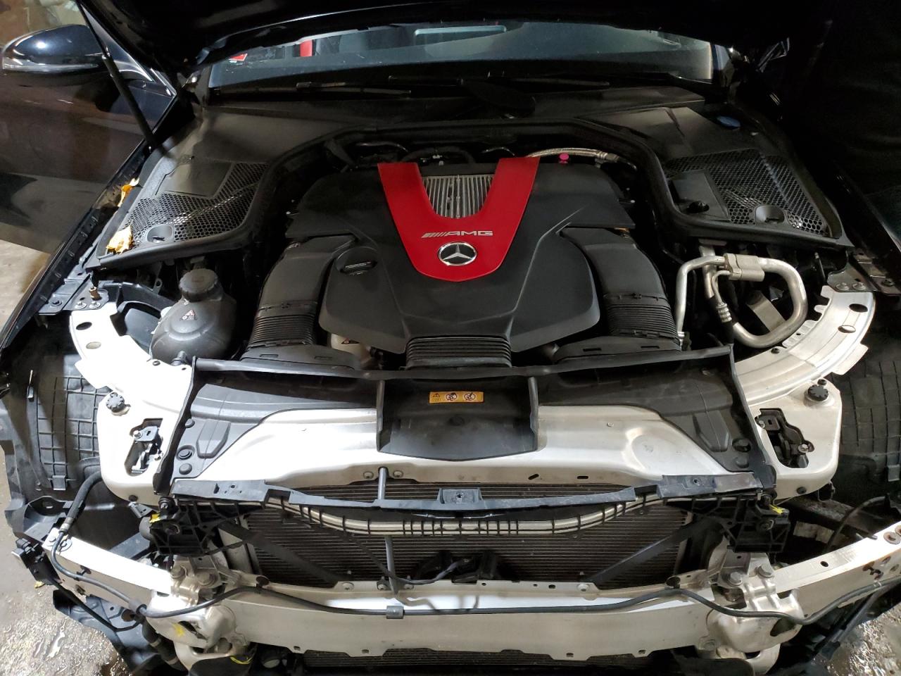 2019 Mercedes-Benz C-klasse VIN 55SWF6EB4KU292857 Copart auction photo, front end / side damage thumbnail 13