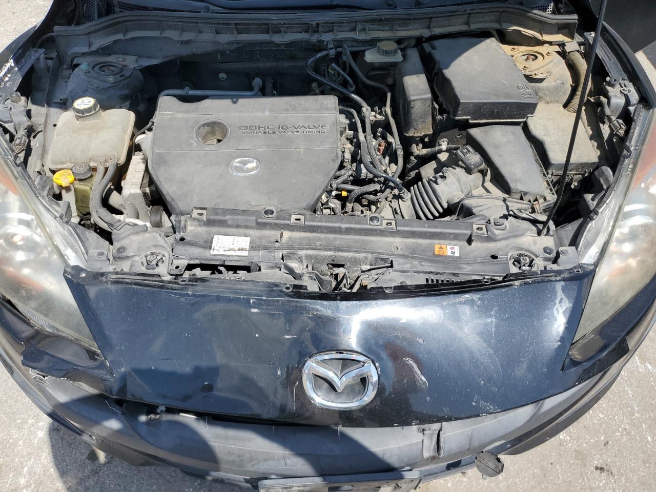 2010 Mazda 3 VIN JM1BL1SF3A1339158 Copart auction photo, front end damage thumbnail 11