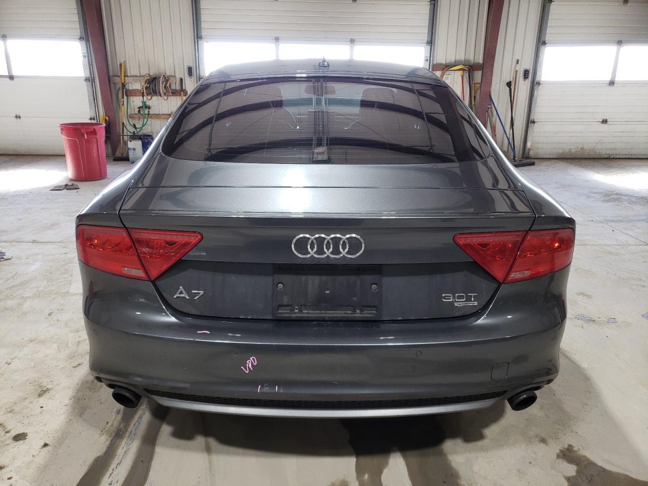 2013 Audi A7 VIN WAU2GAFC8DN080410 Copart auction photo, front end damage thumbnail 6