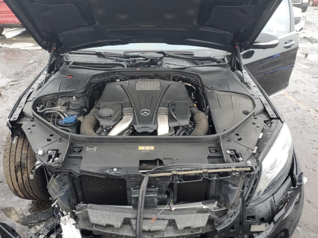 2015 Mercedes-Benz S-klasse VIN WDDUG8FB5FA091439 Copart auction photo, front end damage thumbnail 11