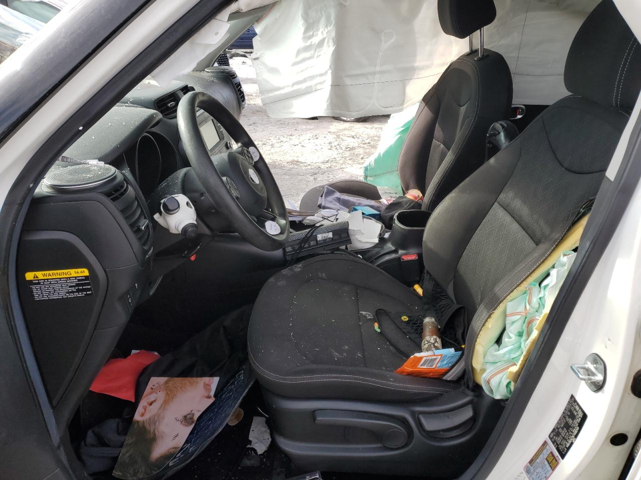 2019 KIA Soul VIN KNDJN2A25K7008249 Copart auction photo, all over damage thumbnail 7