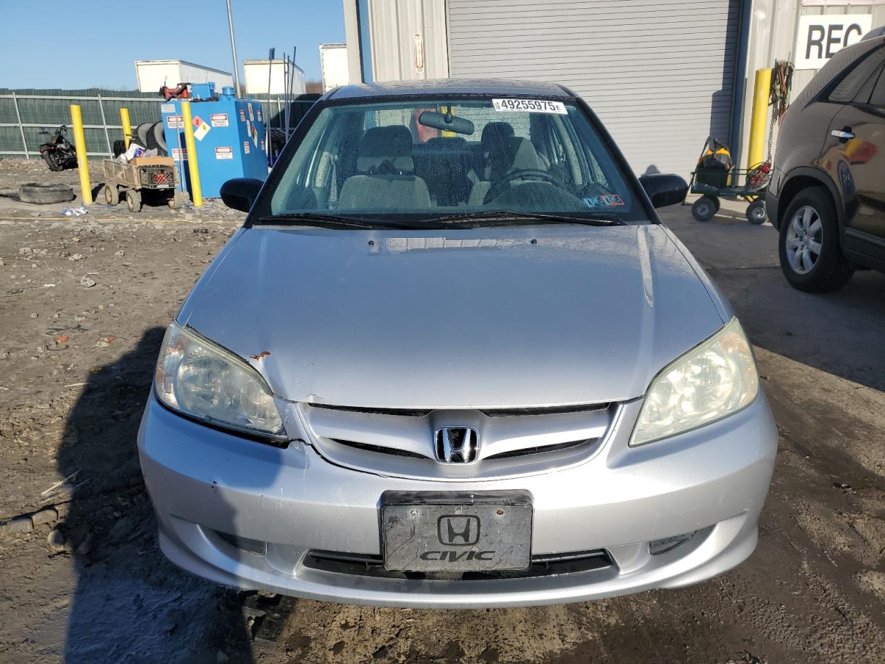 2004 Honda Civic VIN 2HGES16354H619140 Copart auction photo, front end / minor dent/scratches damage thumbnail 5