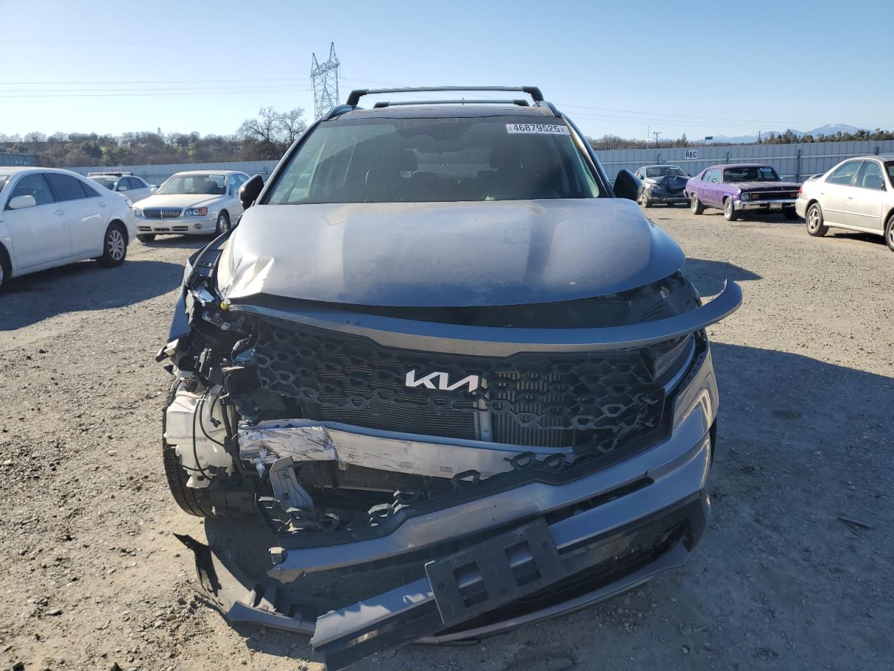 2022 KIA Sorento VIN 5XYRKDLF1NG097977 Copart auction photo, front end / rear end damage thumbnail 5