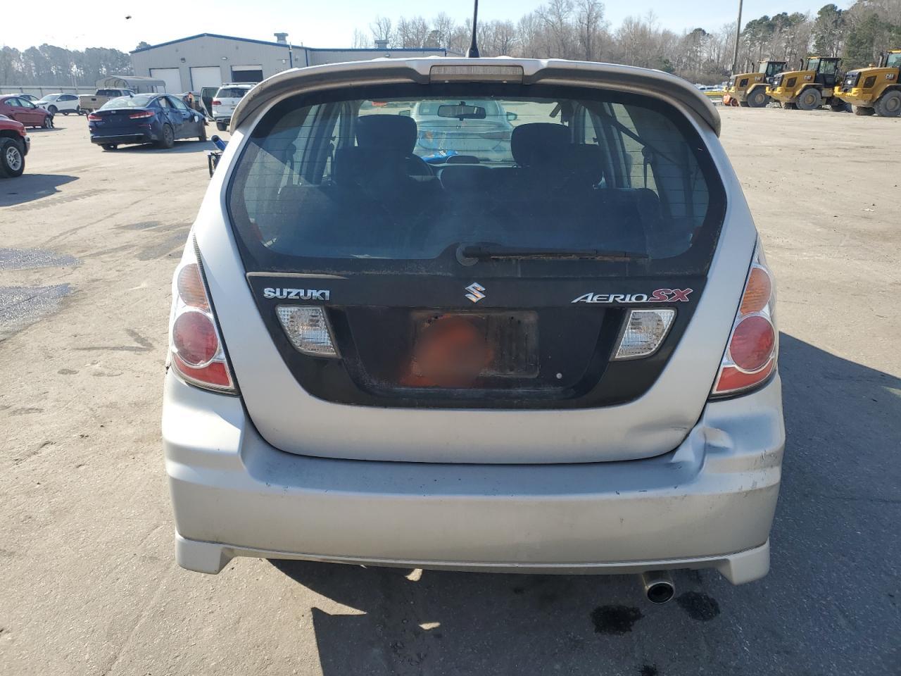 2005 Suzuki Aerio VIN JS2RC61H755303931 Copart auction photo, all over / mechanical damage thumbnail 6