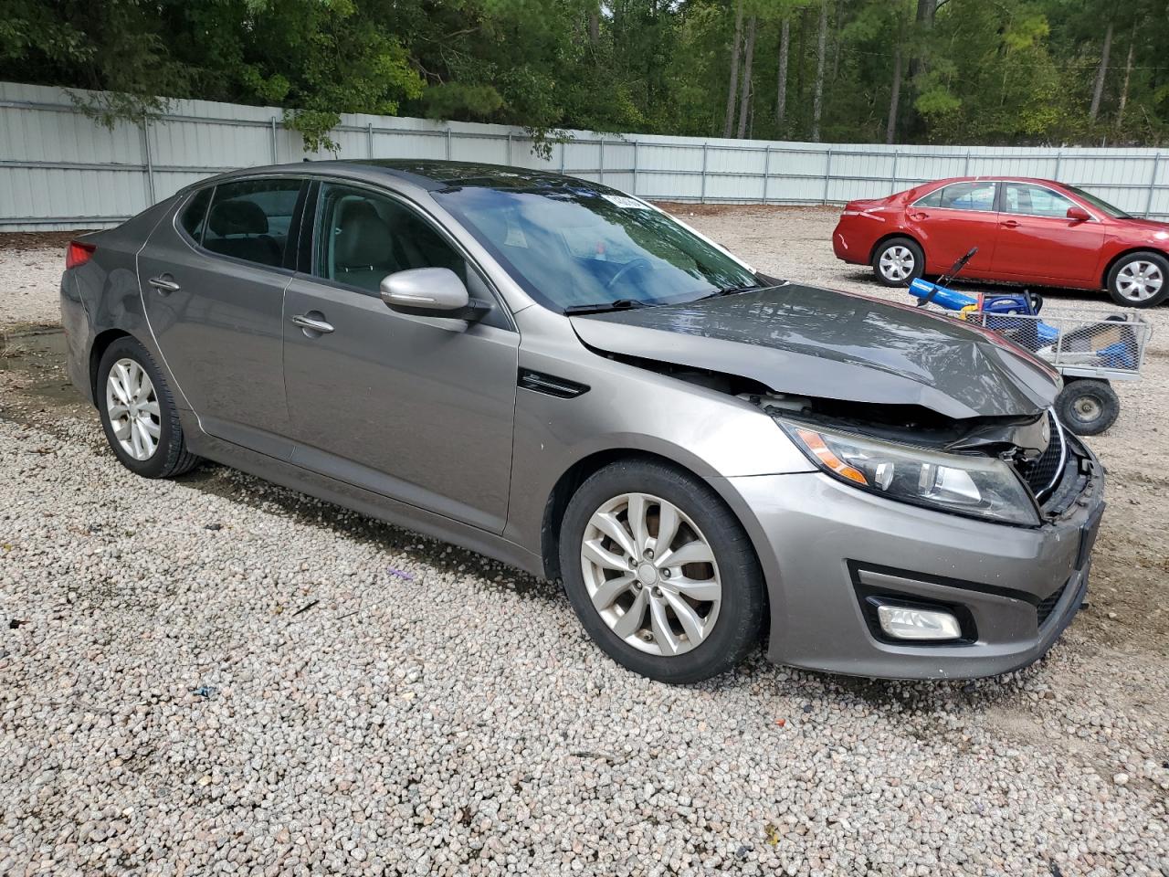 2014 KIA Optima VIN 5XXGN4A70EG299028 Copart auction photo, front end damage thumbnail 4