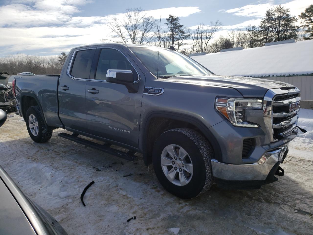 2021 GMC Sierra VIN 1GTR9BED7MZ298164 Copart auction photo, front end / minor dent/scratches damage thumbnail 4