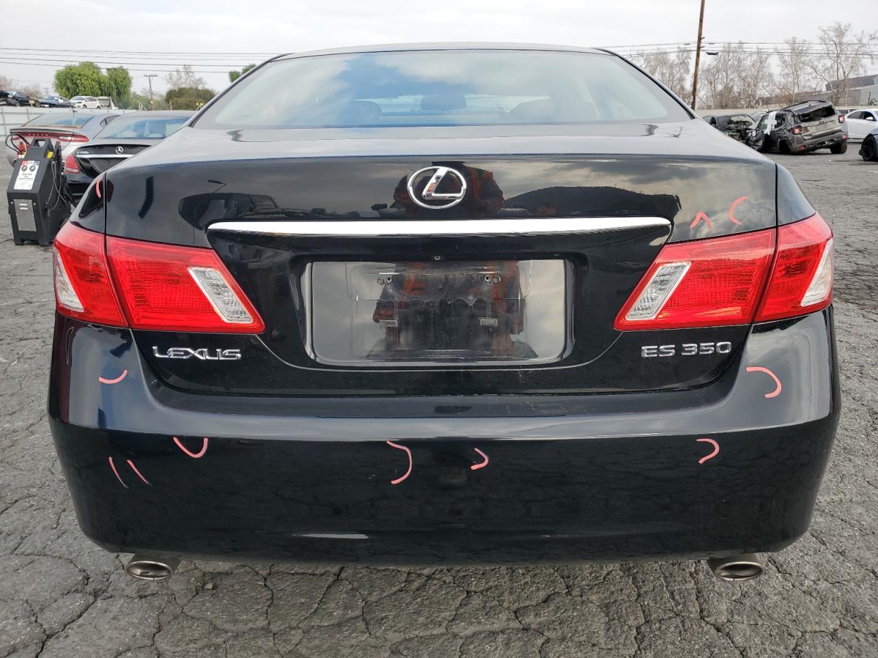 2009 Lexus ES VIN JTHBJ46G692308257 Copart auction photo, rear end damage thumbnail 6