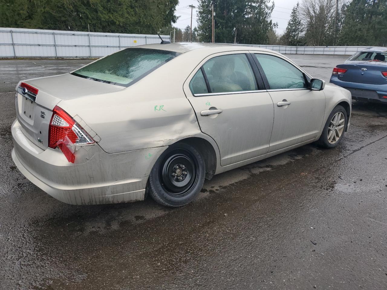 2010 Ford Fusion VIN 3FAHP0CG6AR246341 Copart auction photo, rear end damage thumbnail 3