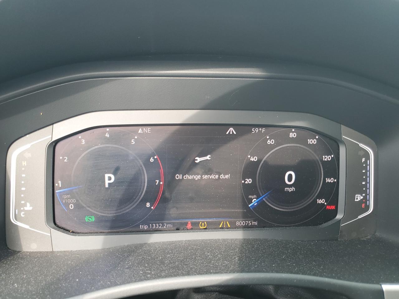 2019 Volkswagen Atlas VIN 1V2RR2CA5KC554020 Copart auction photo, front end / undercarriage damage thumbnail 9