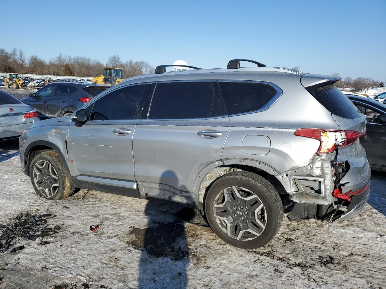 2022 Hyundai Santa Fe VIN 5NMS4DAL6NH466214 Copart auction photo, rear end / front end damage thumbnail 2