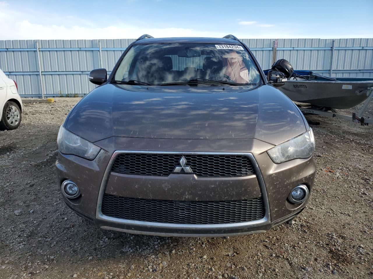 2012 Mitsubishi Outlander VIN JA4JT3AX7CU600384 Copart auction photo, side / mechanical damage thumbnail 5