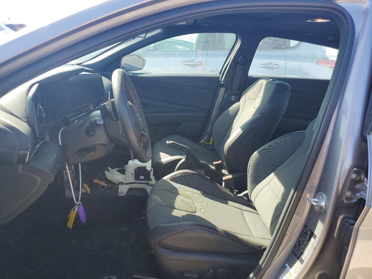 2023 Hyundai Elantra VIN KMHLR4AF3PU581165 Copart auction photo, water/flood damage thumbnail 7