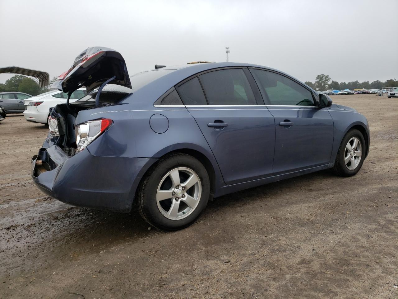 2014 Chevrolet Cruze VIN 1G1PC5SB3E7166540 Copart auction photo, rear end damage thumbnail 3