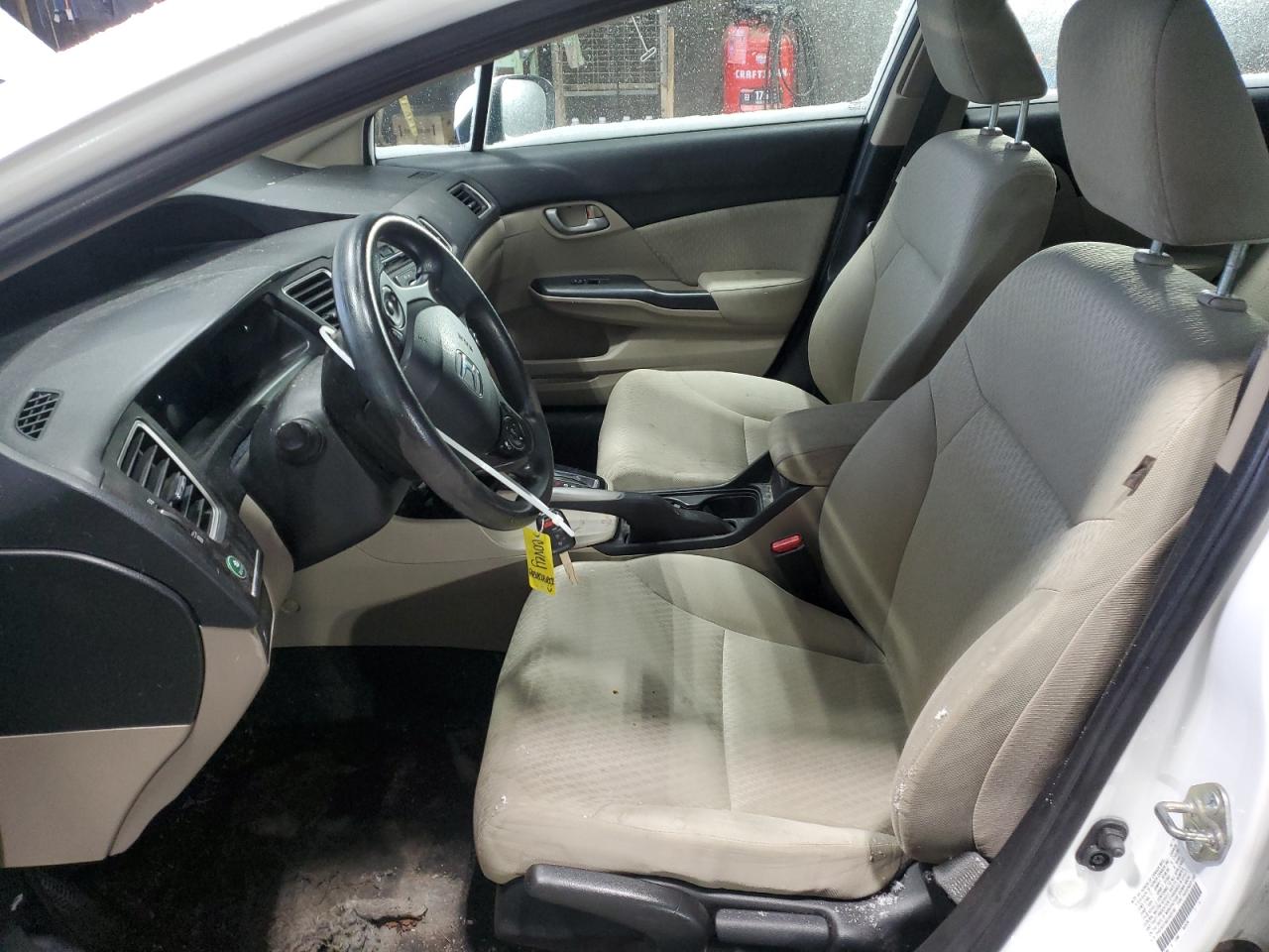 2014 Honda Civic VIN 2HGFB2F56EH522140 Copart auction photo, rear end damage thumbnail 7