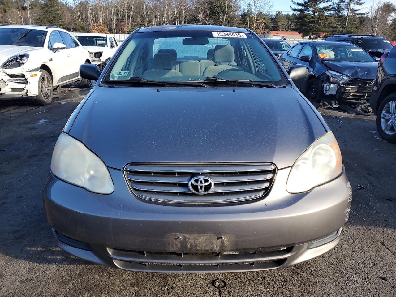 2003 Toyota Corolla VIN 2T1BR32E03C159183 Copart auction photo, side / front end damage thumbnail 5