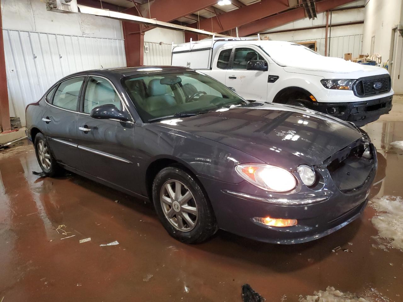 2008 Buick LaCrosse VIN 2G4WD582581136427 Copart auction photo, front end / side damage thumbnail 4