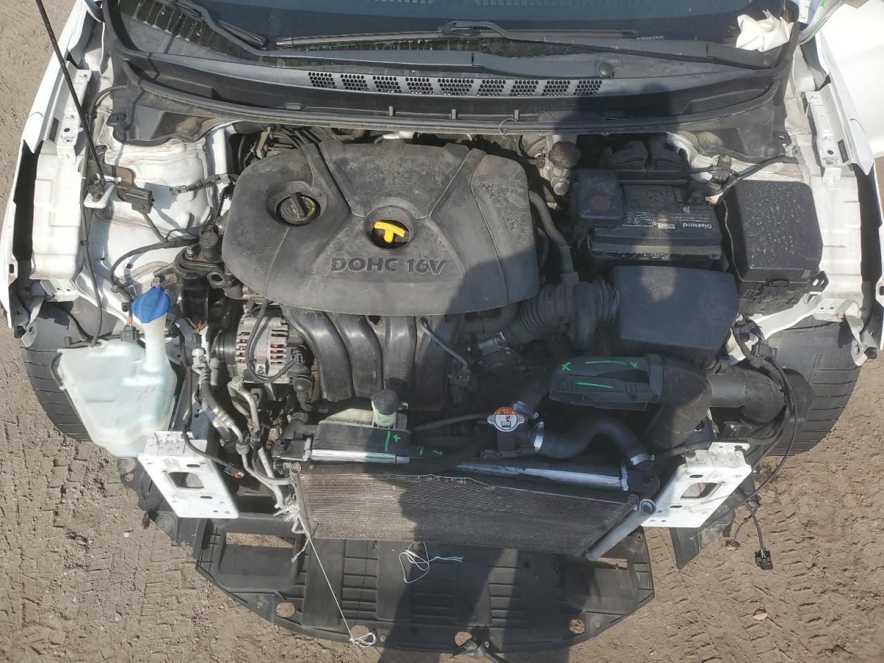 2014 Hyundai Elantra VIN 5NPDH4AE1EH494309 Copart auction photo, front end damage thumbnail 11