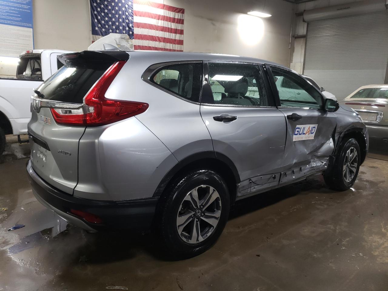 2019 Honda CR-V VIN 2HKRW6H35KH207755 Copart auction photo, side / front end damage thumbnail 3