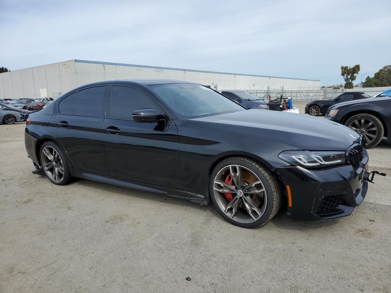 2023 BMW M5 VIN WBA13BK0XPCM98878 Copart auction photo, rear end / front end damage thumbnail 4
