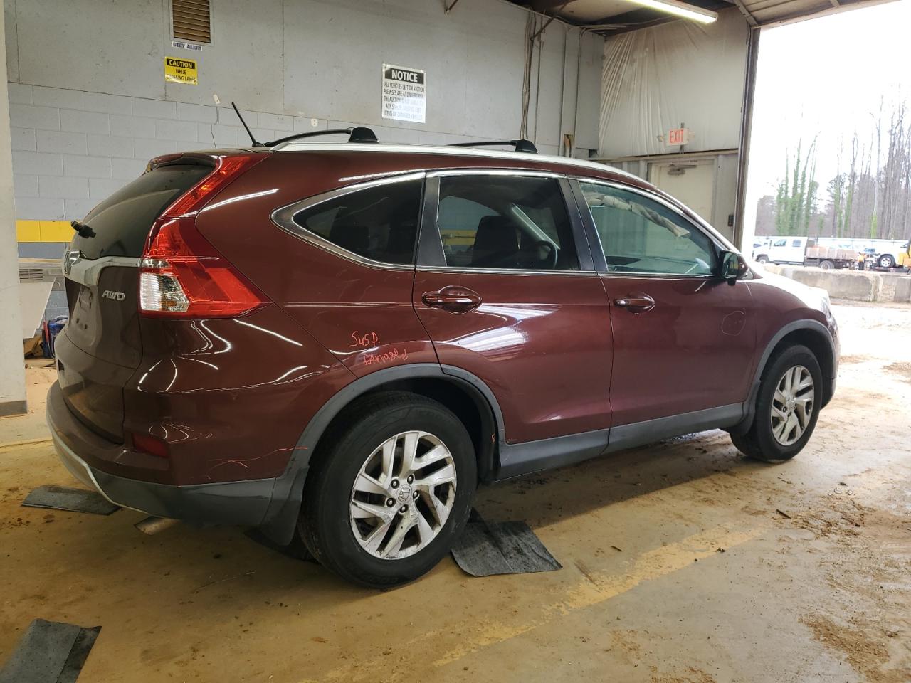 2016 Honda CR-V VIN 5J6RM4H54GL112211 Copart auction photo, front end damage thumbnail 3