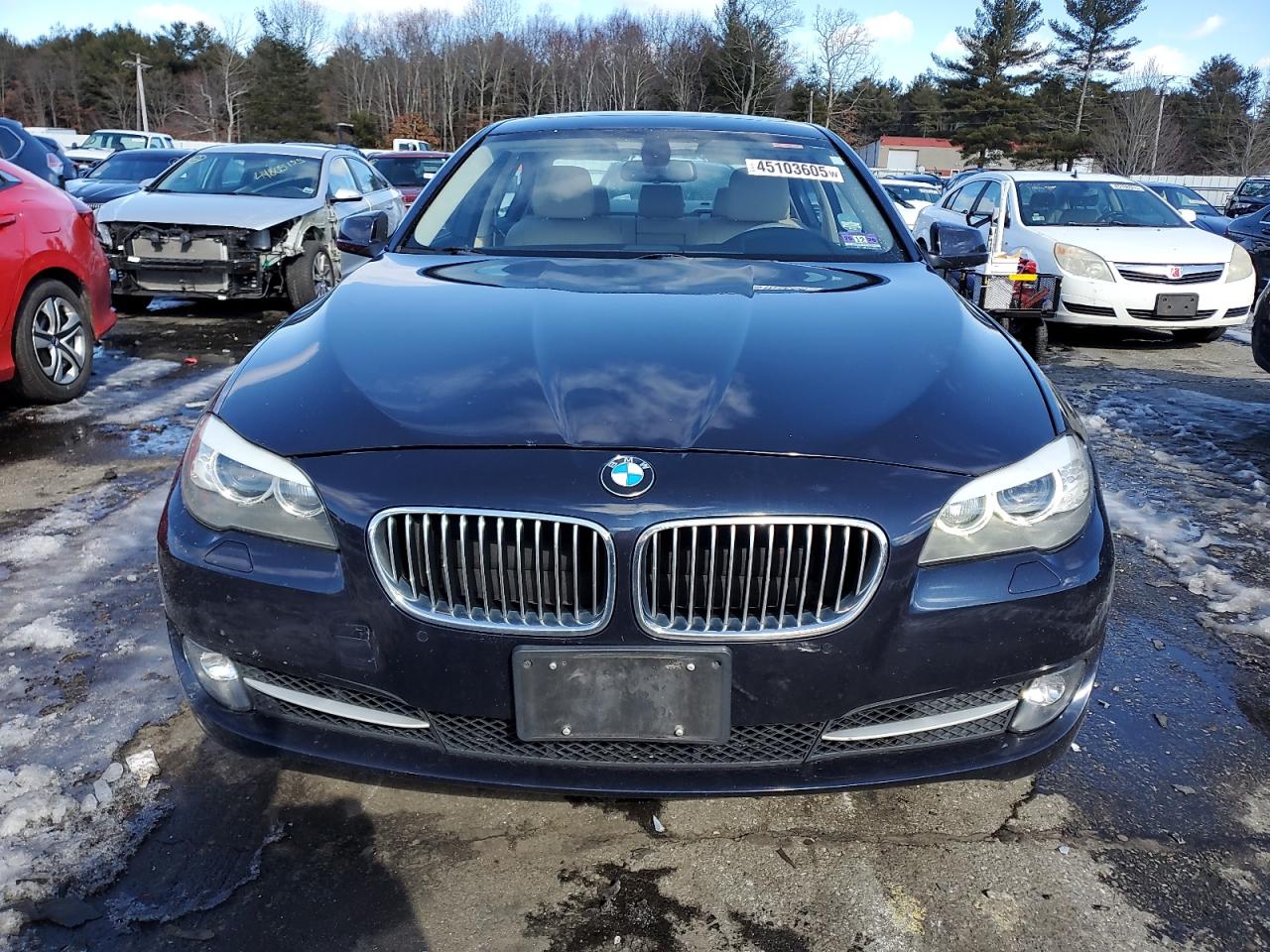 2012 BMW 5er VIN WBAXH5C55CDW04455 Copart auction photo, mechanical / minor dent/scratches damage thumbnail 5