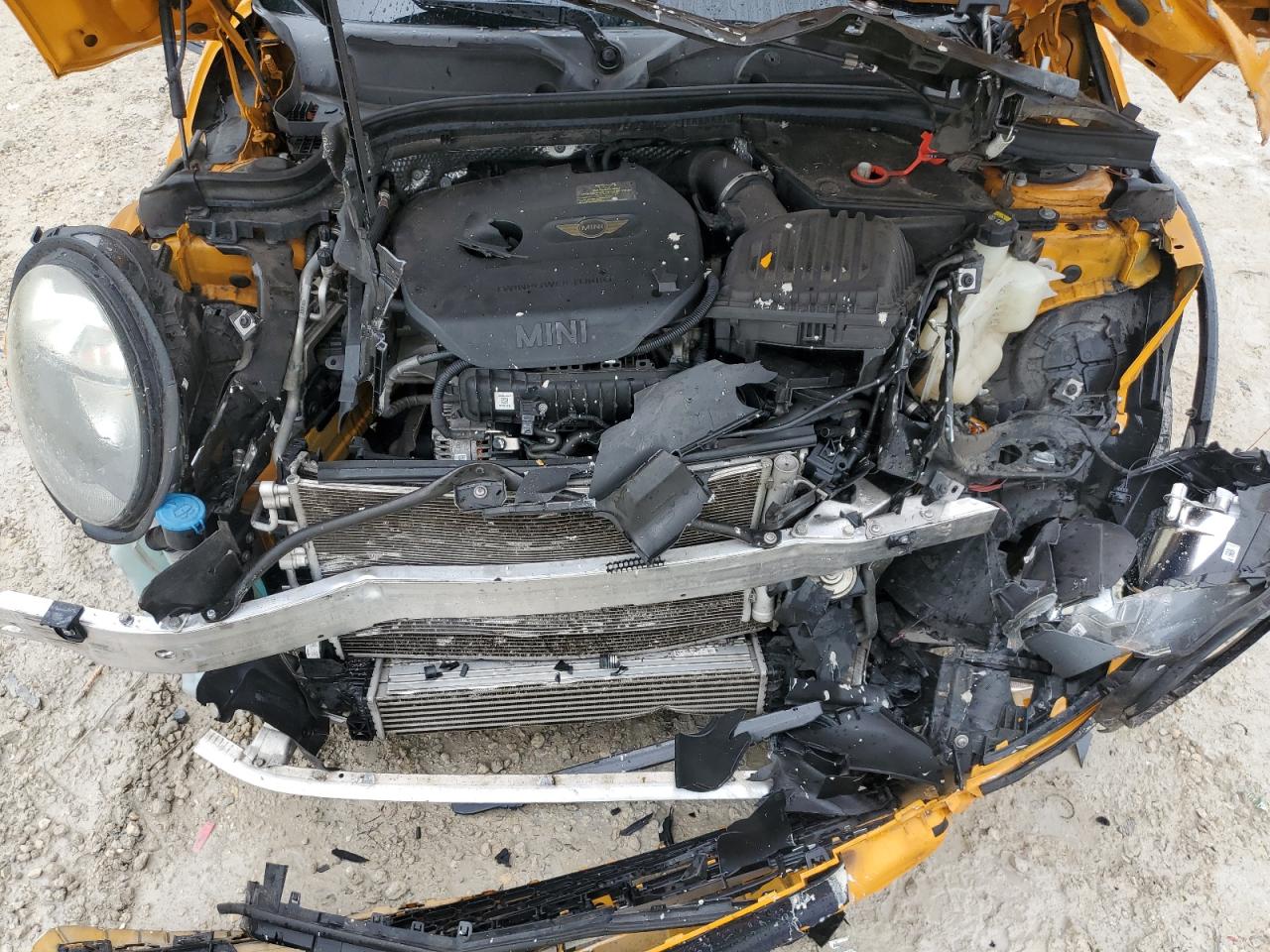 2015 MINI Cooper VIN WMWXM5C50F3A56759 Copart auction photo, front end damage thumbnail 12