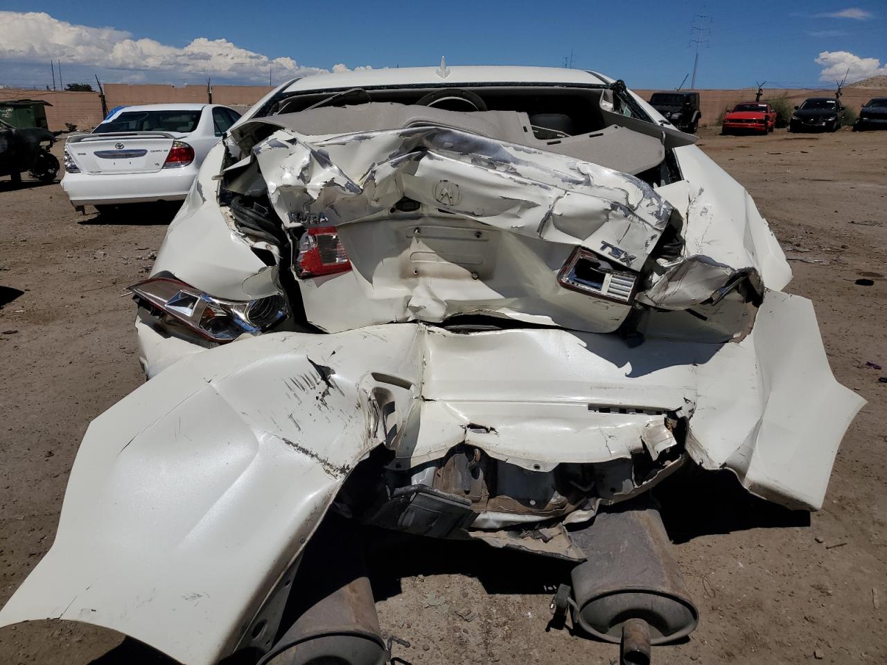 2009 Acura TSX VIN JH4CU26629C014517 Copart auction photo, rear end / front end damage thumbnail 6
