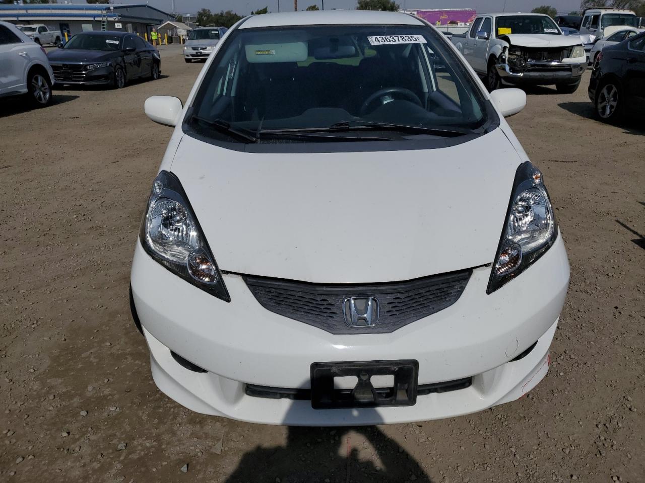 2010 Honda Fit VIN JHMGE8H47AC021769 Copart auction photo, side / rear end damage thumbnail 5