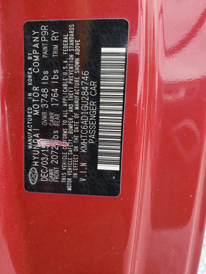 2016 Hyundai Veloster VIN KMHTC6AD1GU284746 Copart auction photo, front end damage thumbnail 13