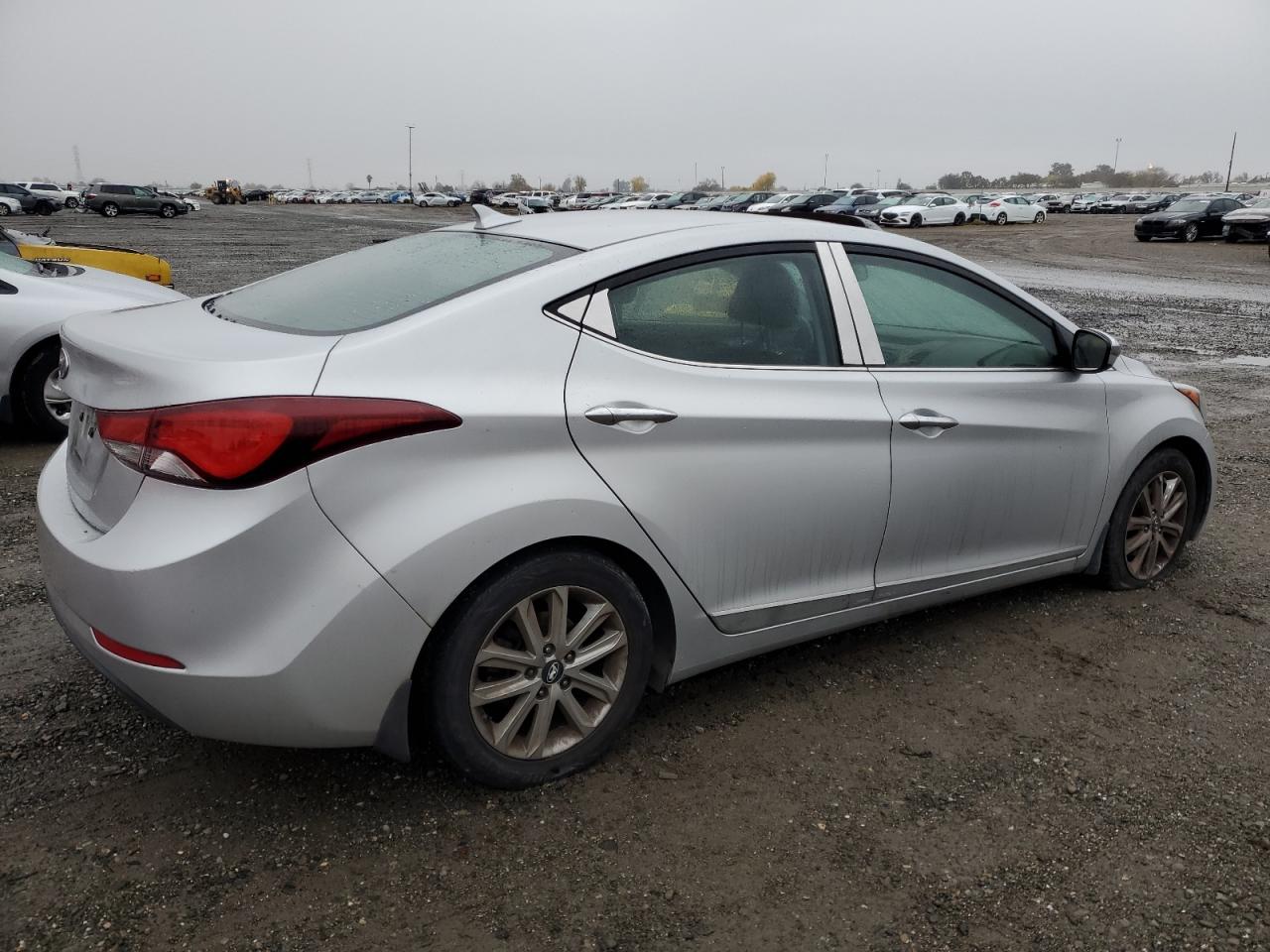 2015 Hyundai Elantra VIN KMHDH4AE3FU299427 Copart auction photo, vandalism damage thumbnail 3