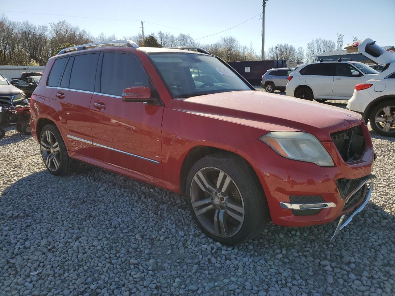 2013 Mercedes-Benz GLK-klasse VIN WDCGG5HB6DF997239 Copart auction photo, front end damage thumbnail 4