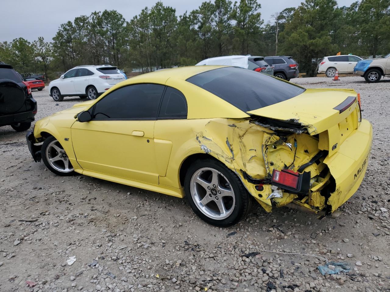 2003 Ford Mustang VIN 1FAFP42X23F414220 Copart auction photo, rear end / front end damage thumbnail 2