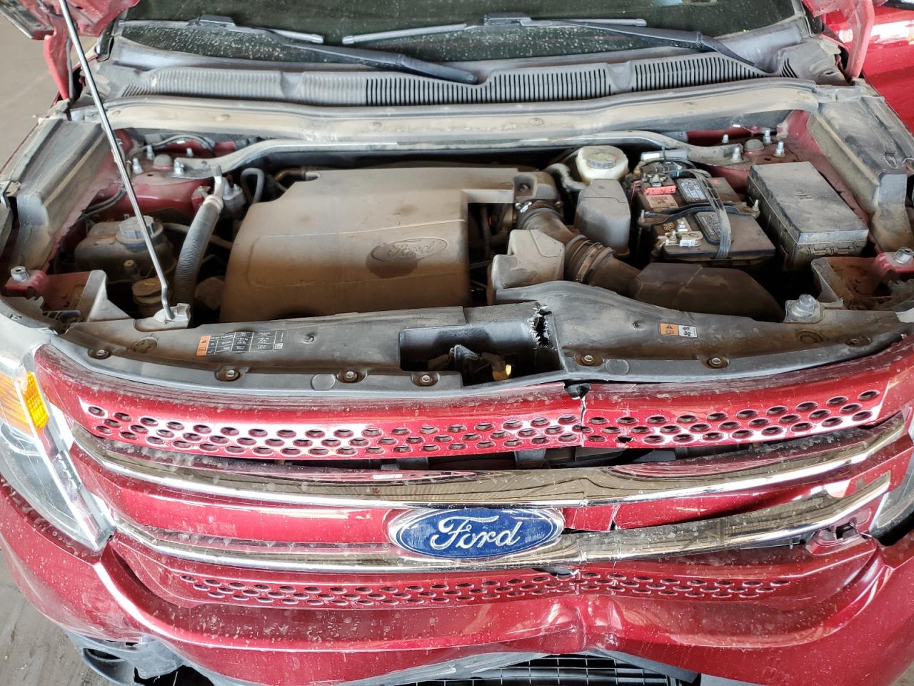 2015 Ford Explorer VIN 1FM5K7F87FGC50675 Copart auction photo, front end damage thumbnail 12